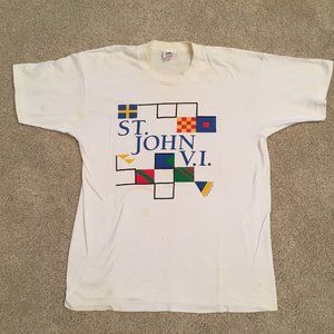 Vintage 90s nautical shirt - Virgin Islands